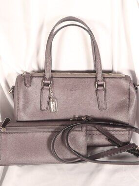 RARE, Vintage | Coach | New York Collection | designer satchel w/ wallet | NEW